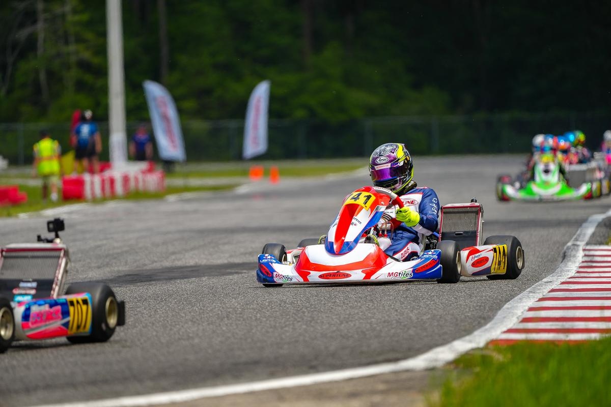 Engine change overnight and a big improvement in speed today. Biggest mover in the main event gaining ten positions to finish ninth. *Results Unofficial #NathanDupuis / #NathanDupuisMotorsports / #NateDawgRacing / #USPKS / @USPKS