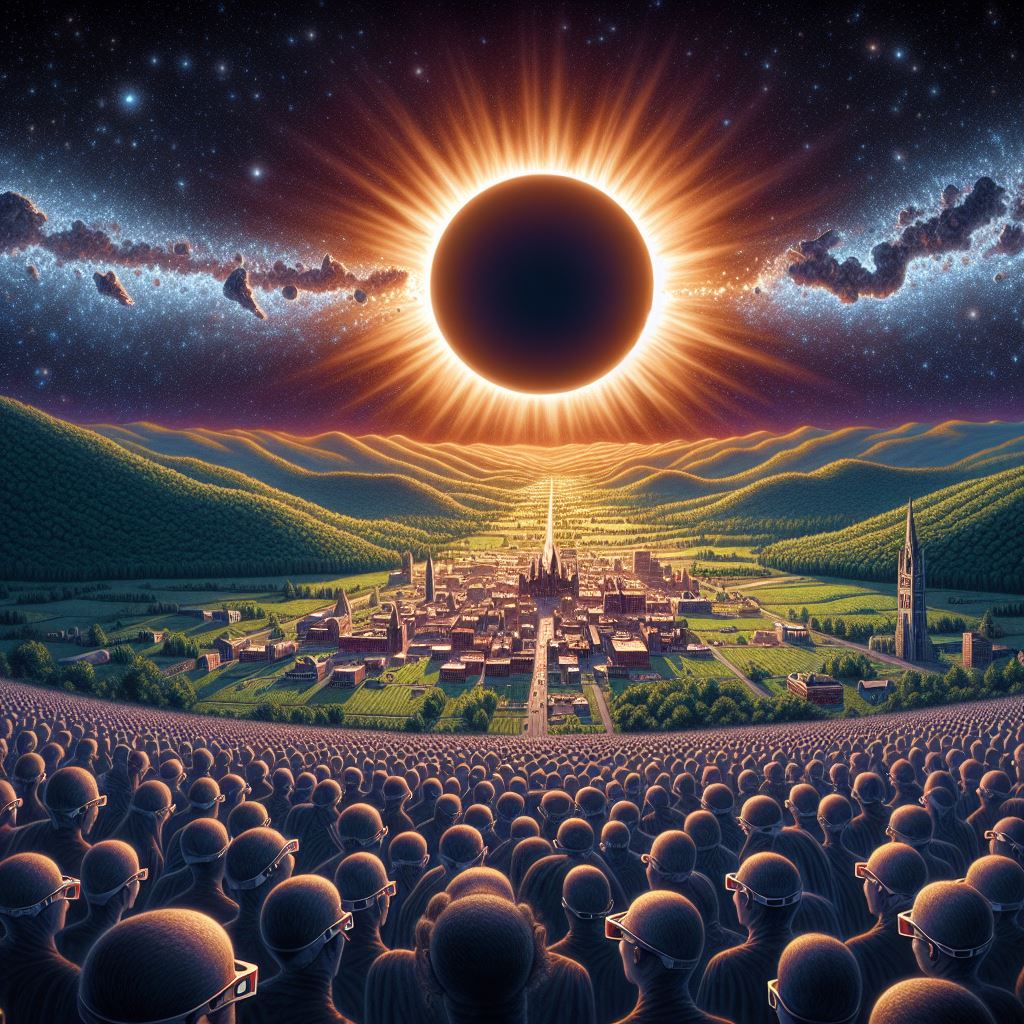 Pushing the boundaries of creativity with AI! Check out how we ramped up the intensity, one eclipse image at a time. 🌒🔭 

Get ready for the celestial spectacle this Monday, as the forecasts promise the clearest skies nationwide. Who’s excited? 🌌🙌