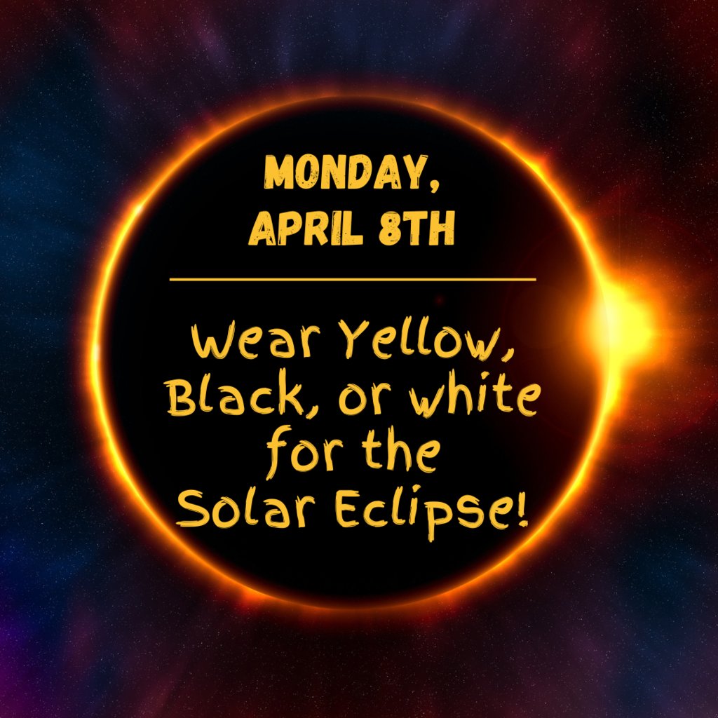 Tomorrow's the day! Get your clothes ready for a day that's out of this world!