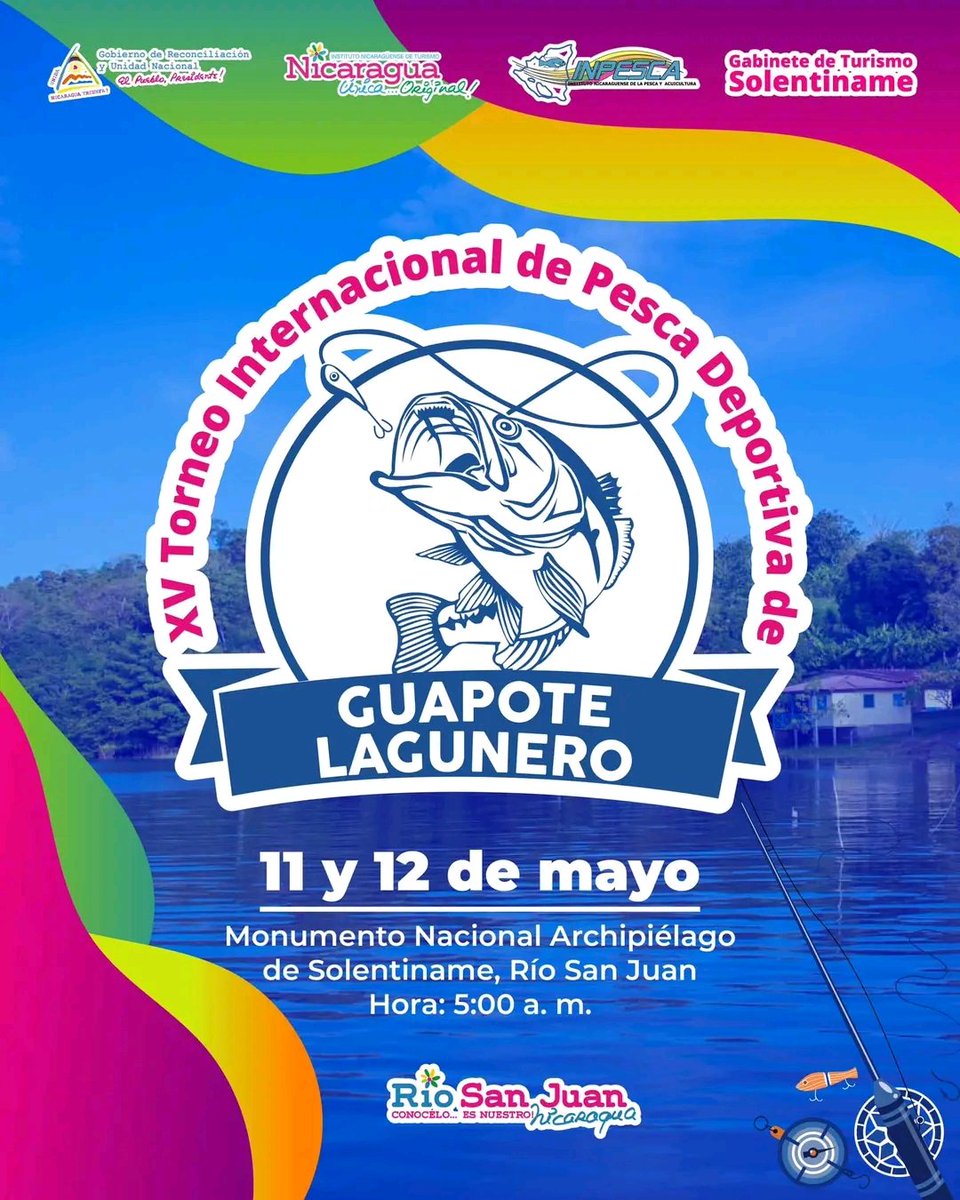 Solentiname se prepara, para su XV Torneo Internacional de Pesca Deportiva de Guapote Lagunero 11 y 12 de mayo 2024. ¿Y tú cómo vas? Prepara tus equipos de pesca y maletas, acá te esperamos. #RíoSanJuan #NicaraguaÚnicaOriginal #NicaraguaÚnicaOriginal