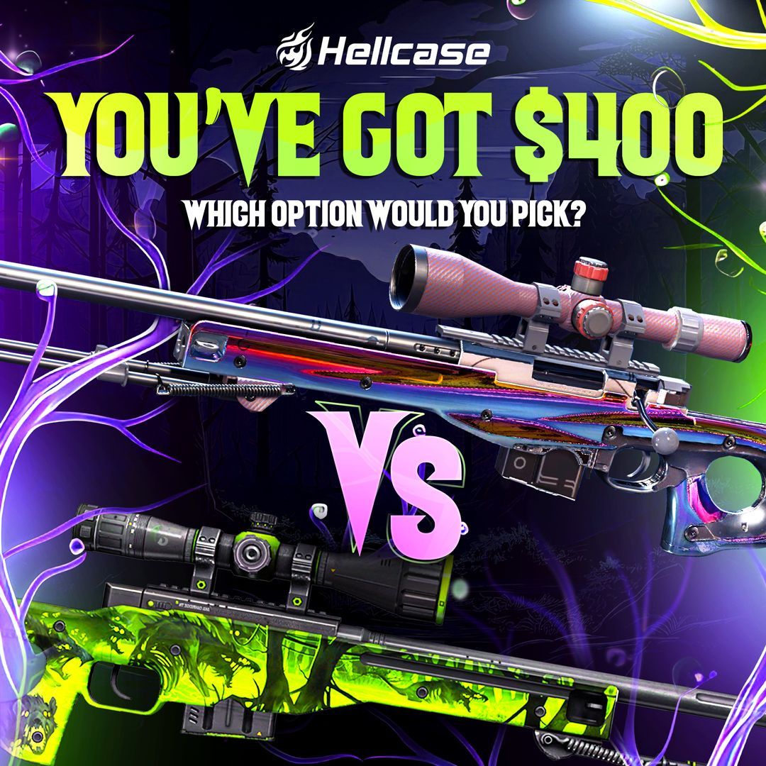 You’ve got $400 and two options to choose from: a newly released Chrome Cannon or the classic Containment Breach 🤔 Which one would you rather get? Let us know in the comments! #cs2 #cs2skins #cs2cases #hellcase