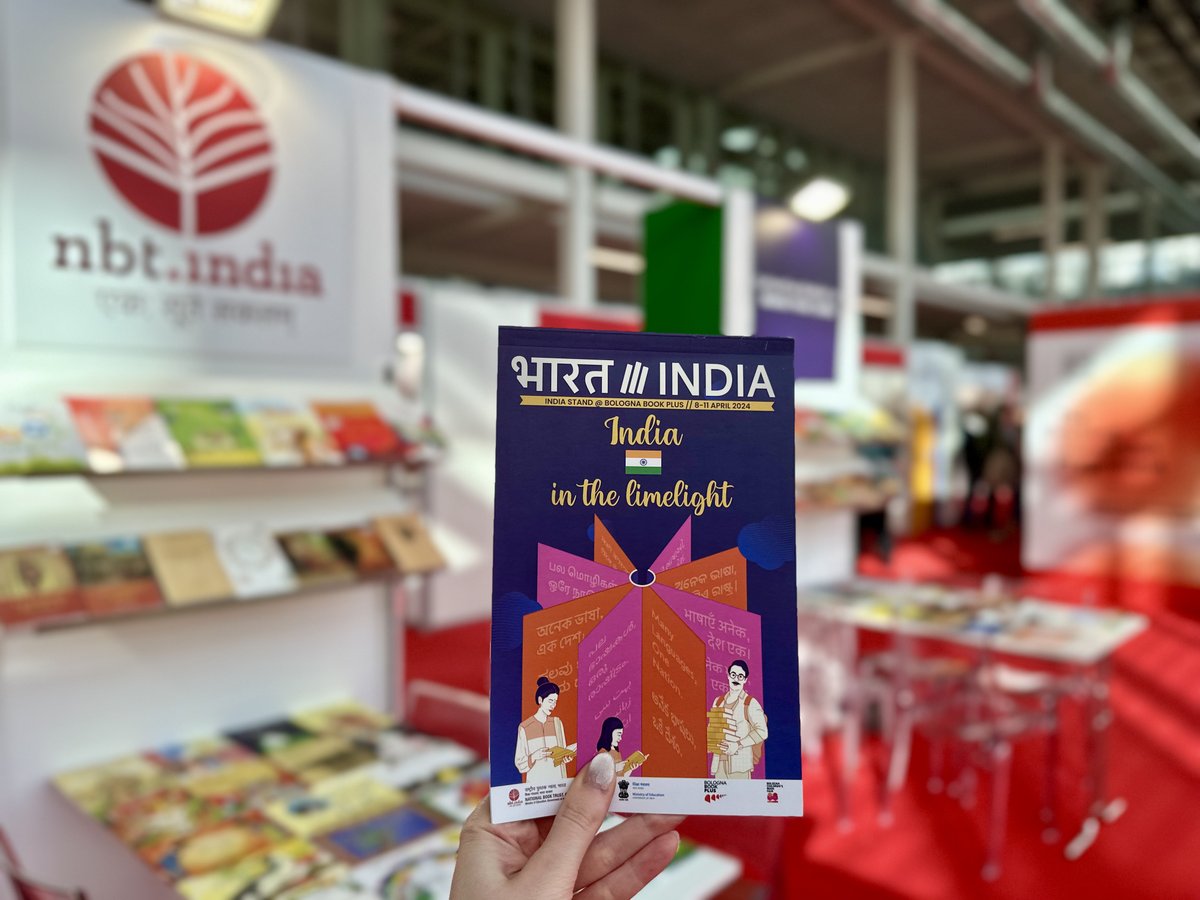 Join us at 12:15 tomorrow, Monday 8th in Hall 29 for the opening ceremony of our India in the Limelight pavilion! #BBPlus24 #IndiaInTheLimelight #IndianPublishing @bochildrensbook @nbtindia