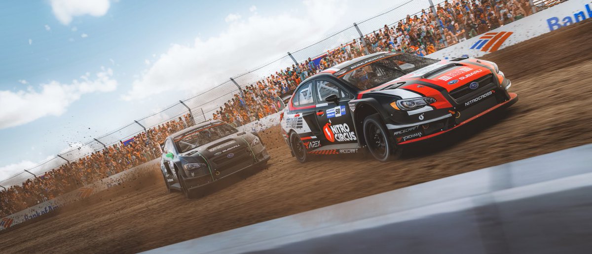 Got the @NitroSimTeam WRX ready for Racecraft Rallycross round #2 powered by <a href="/nextlvlracing/">Next Level Racing</a>. Should be fun. 

📸 @crowesimshots 
#simracer #iracing #rallycross
