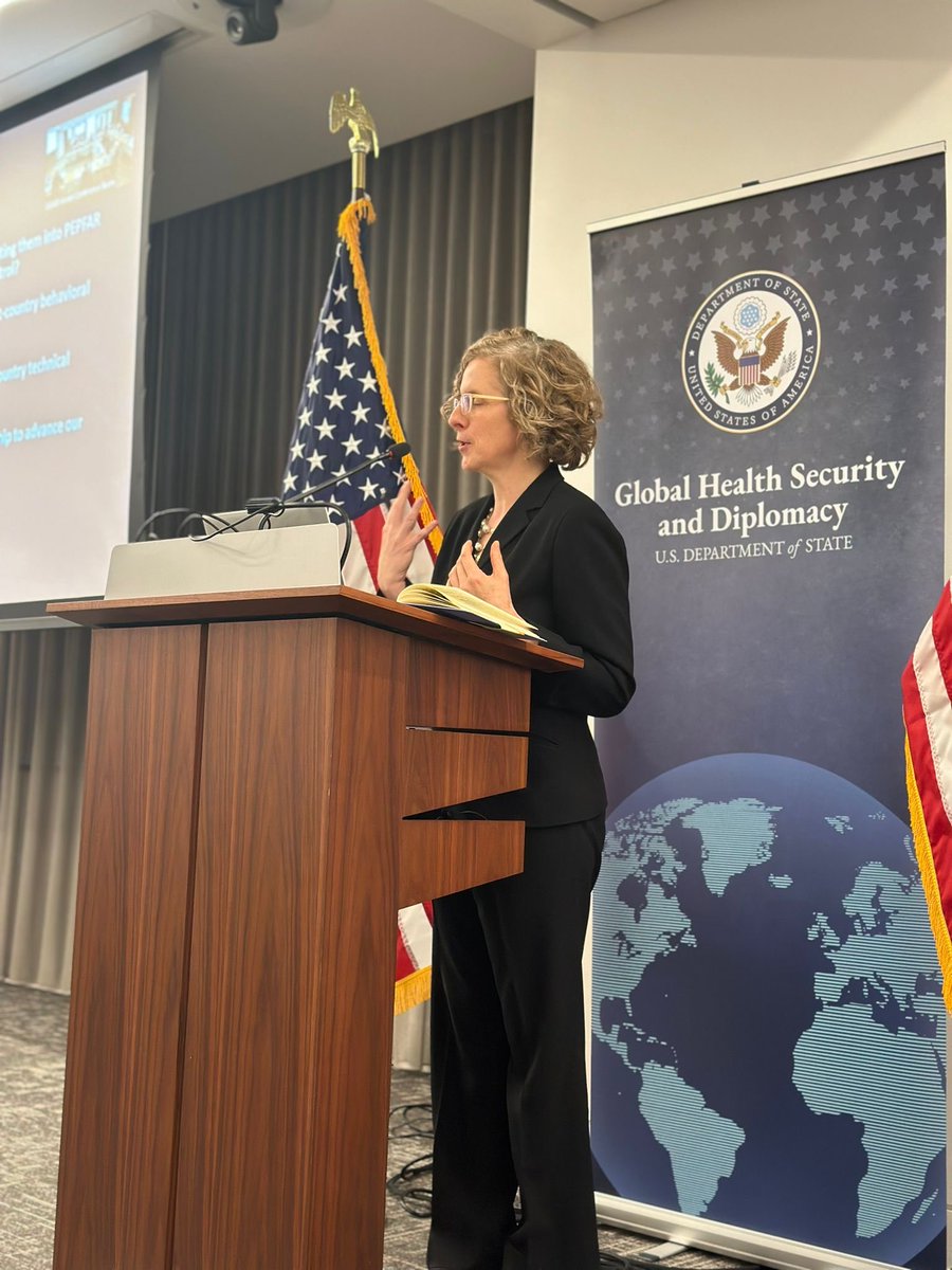 Grateful to have the opportunity to present our work in behavioral science at the recent scientific advisory board meeting for ⁦<a href="/PEPFAR/">PEPFAR</a>⁩ 

So much great work to be done as we continue to advance the greatest global public health programs ever created.