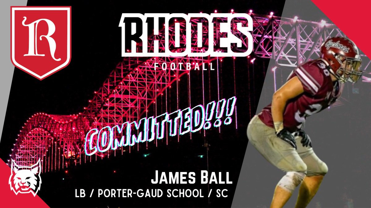 James Ball (@jamesball30) on Twitter photo I am excited to announce I will be continuing my athletic and academic career at Rhodes college! <a href="/RhodesFootball/">Rhodes Football</a> <a href="/Coach_DiLella/">Christopher DiLella</a> <a href="/CoachATChau/">ANDREW CHAU</a> <a href="/PG_FBL/">PG CYCLONE FOOTBALL</a> <a href="/_CoachBowles/">Brad Bowles</a> I am excited to announce I will be continuing my athletic and academic career at Rhodes college! <a href="/RhodesFootball/">Rhodes Football</a> <a href="/Coach_DiLella/">Christopher DiLella</a> <a href="/CoachATChau/">ANDREW CHAU</a> <a href="/PG_FBL/">PG CYCLONE FOOTBALL</a> <a href="/_CoachBowles/">Brad Bowles</a>