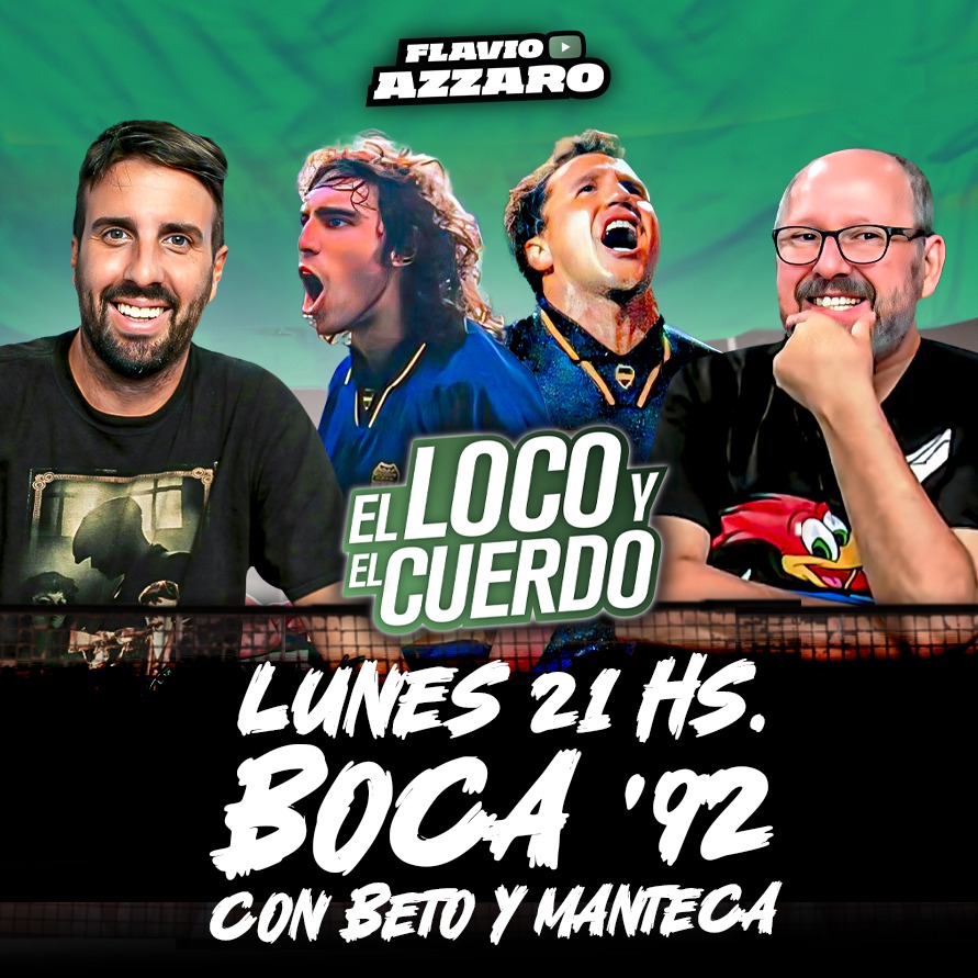 FlavioAzzaro's tweet photo. MAÑANA EN EL LOCO Y EL CUERDO:
EL BETO MÁRCICO Y EL MANTECA MARTÍNEZ
Con @Presiduca 
#Azz #Elyec #FlavioAzzaro https://t.co/xObOEcm1NG