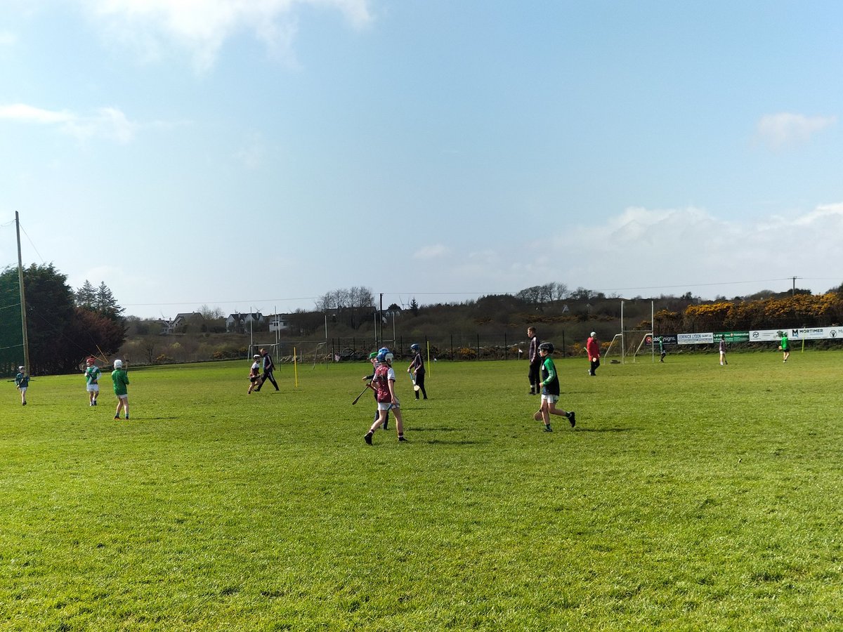 A new season underway for our u10s who had their first blitz of the year today against @RahoonNcGaa Some great hurling played in blustery conditions. Well done to all teams. #GAA #Hurling