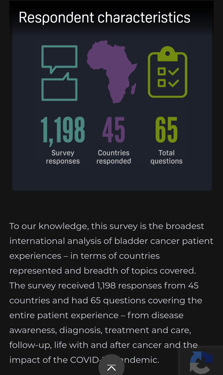 El mayor estudio (encuesta) realizado sobre pacientes con cáncer de vejiga