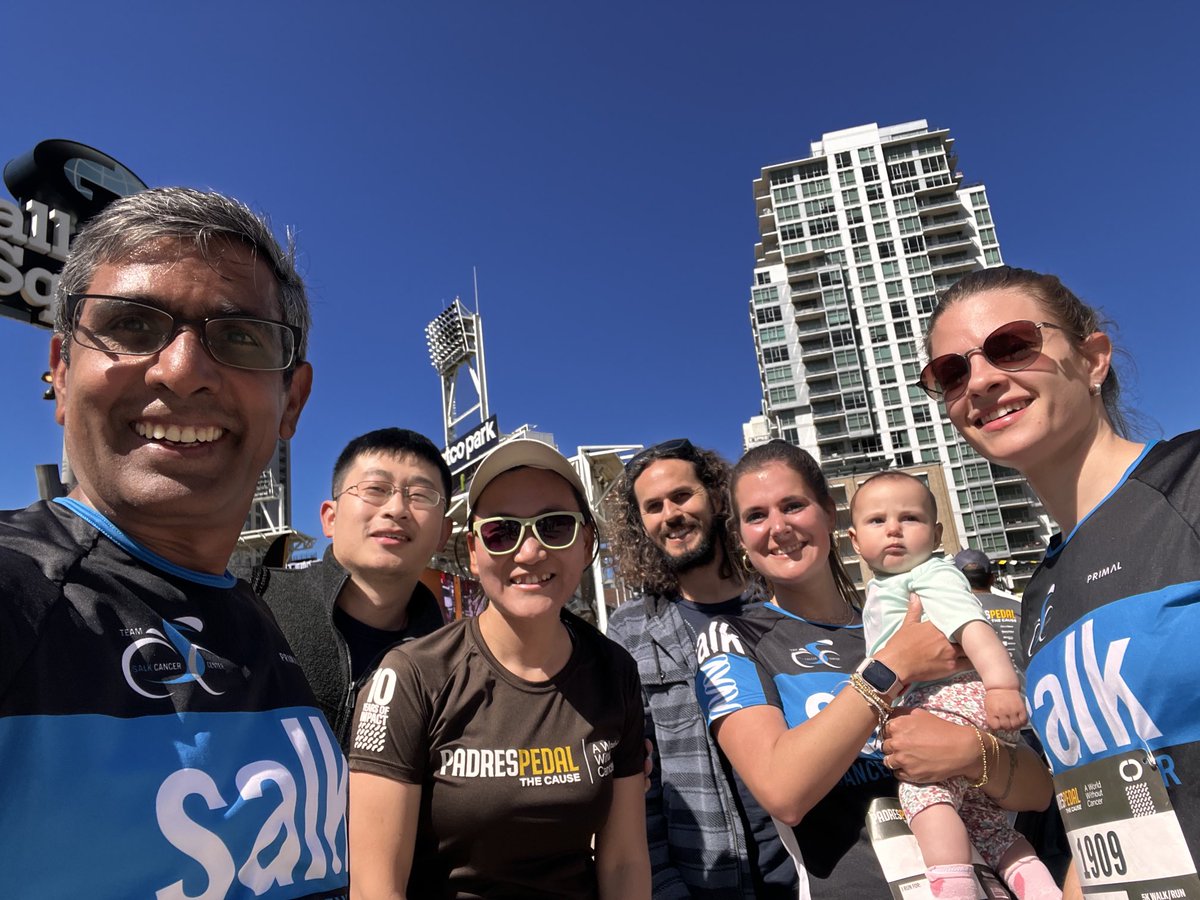 Awesome to see TeamSalk finishing the 5K at Padres CureBound to cure Cancer