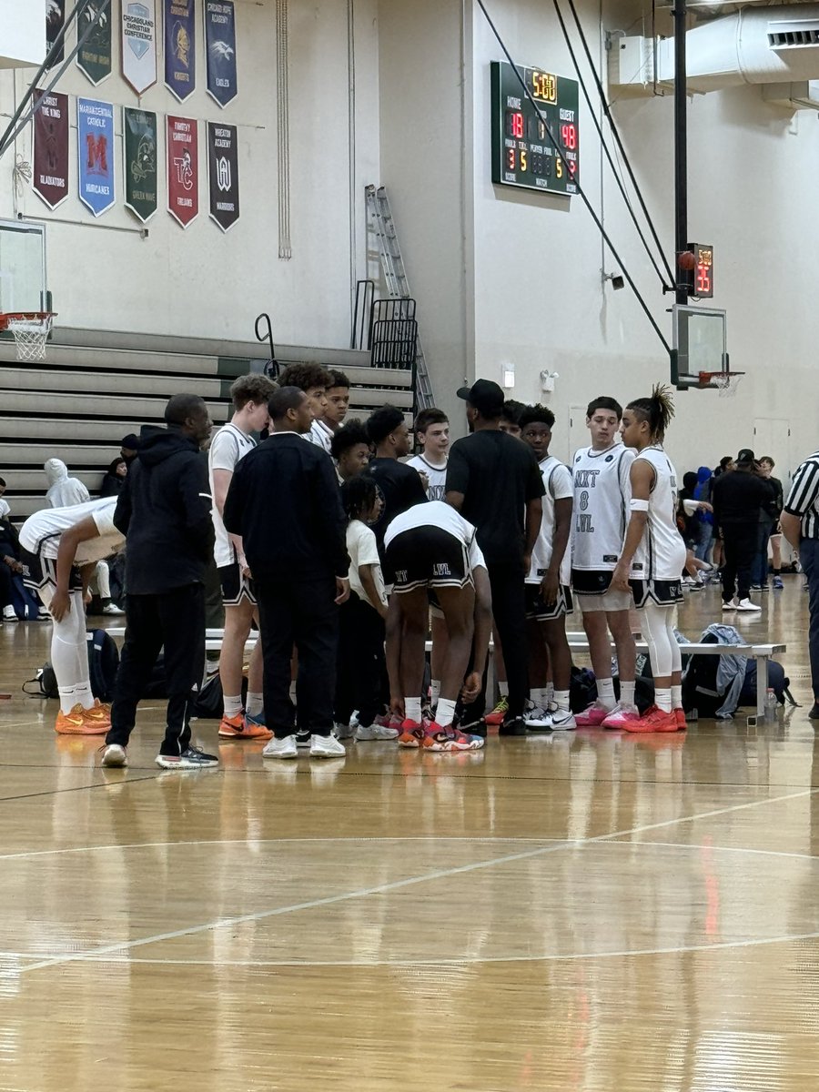 Nxt Lvl 15U National team finished the Team Rose Spring Tournament 2-1 with a loss to <a href="/3ssbRose/">Team Rose 3SSB🌹</a> 15U 50-41

6’6 Forward Ricky Woods Jr. finished with
8 pts, 10 rebs, 2 asts

5’10 Guard CJ Graves ended with
12 pts, 3 rebs, 4 stls