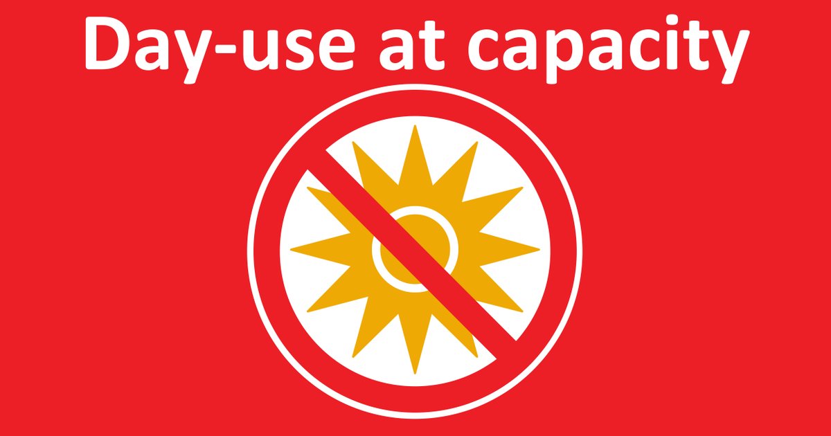 ⚠️ Rondeau Provincial Park is now sold out for day use on Monday April 8, 2024. Only vehicles with a campsite, pavilion or day use reservation will be allowed to enter the park on this date. Cottager access is unaffected. [Image: A yellow sun is crossed out by a red line]