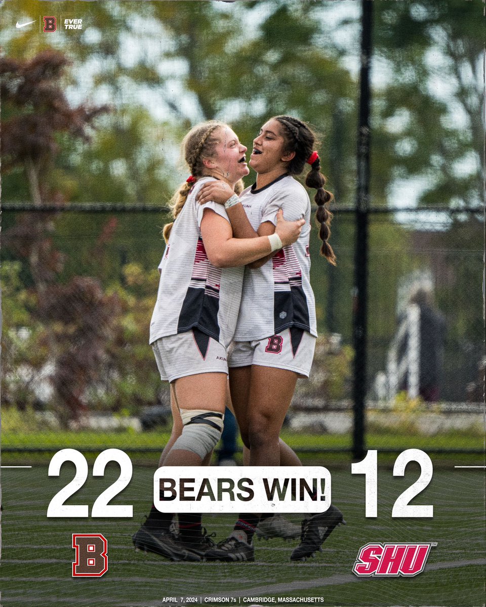 Bears beat the Pioneers to earn the top seed out of Pool B! Brown takes on Quinnipiac in the semis at 3:20 pm! #EverTrue