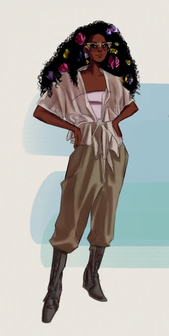 thinking about her  