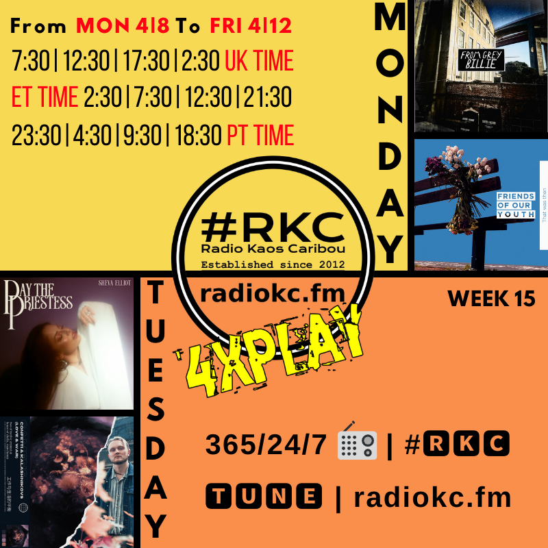 #𝗥𝗞𝗖 (@radiokc) on Twitter photo ▂▂▂▂▂▂▂▂▂▂▂▂▂▂
This Week #🆁🅺🅲 𝟰𝘅𝗣𝗟𝗔𝗬𝗦 1│2
#MONDAY 4│8
🔴<a href="/fromgreymusic/">From Grey</a>
🔴<a href="/Fooy_mcr/">Friends of Our Youth</a>
#TUESDAY 4│9
🔴<a href="/sheva_elliot/">Sheva Elliot</a>
🔴<a href="/camensuk/">CAMENS</a>
⬇️Details⬇️
🌐 fb.com/RadioKC/posts/…
▂▂▂▂▂▂▂▂▂▂▂▂▂▂ ▂▂▂▂▂▂▂▂▂▂▂▂▂▂
This Week #🆁🅺🅲 𝟰𝘅𝗣𝗟𝗔𝗬𝗦 1│2
#MONDAY 4│8
🔴<a href="/fromgreymusic/">From Grey</a>
🔴<a href="/Fooy_mcr/">Friends of Our Youth</a>
#TUESDAY 4│9
🔴<a href="/sheva_elliot/">Sheva Elliot</a>
🔴<a href="/camensuk/">CAMENS</a>
⬇️Details⬇️
🌐 fb.com/RadioKC/posts/…
▂▂▂▂▂▂▂▂▂▂▂▂▂▂