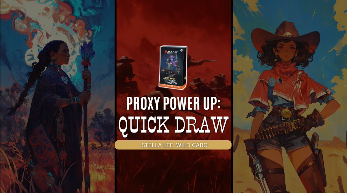 Our 'Outlaws of Thunder Junction' precon upgrade guides are NOW live! Check them out here: theproxyforge.com/blog/

#dailymtg #magicthegathering #custommtg #proxyforge #mtgproxy #mtgproxies