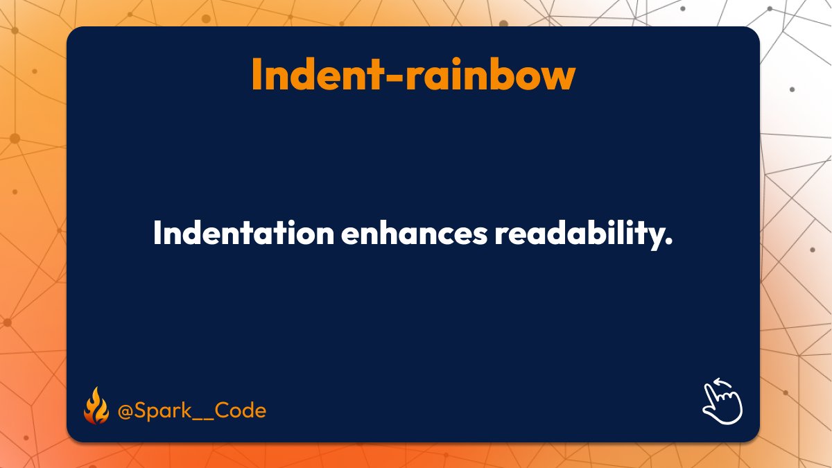 Spark__Code's tweet image. #vscode extensions you didn't know that can be really handy!
#Part 9

#SparkCode #tech #SoftwareDevelopment #WebsiteDevelopment #mobiledevelopmentcompany #SoftwareEngineering #DreamsComeTrue #creativity #GraphicDesign #programming #development #exciting #inspiration