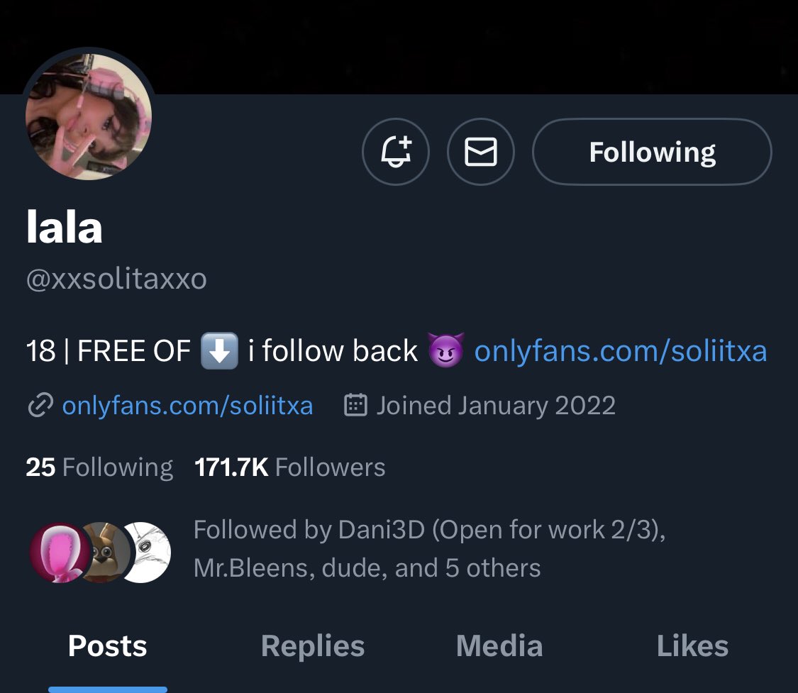 Kameron (Whimzy) on X: Yall how did we end up following this person? Who  were they before they got hacked? I scrolled down as far as I could, seems  like the old