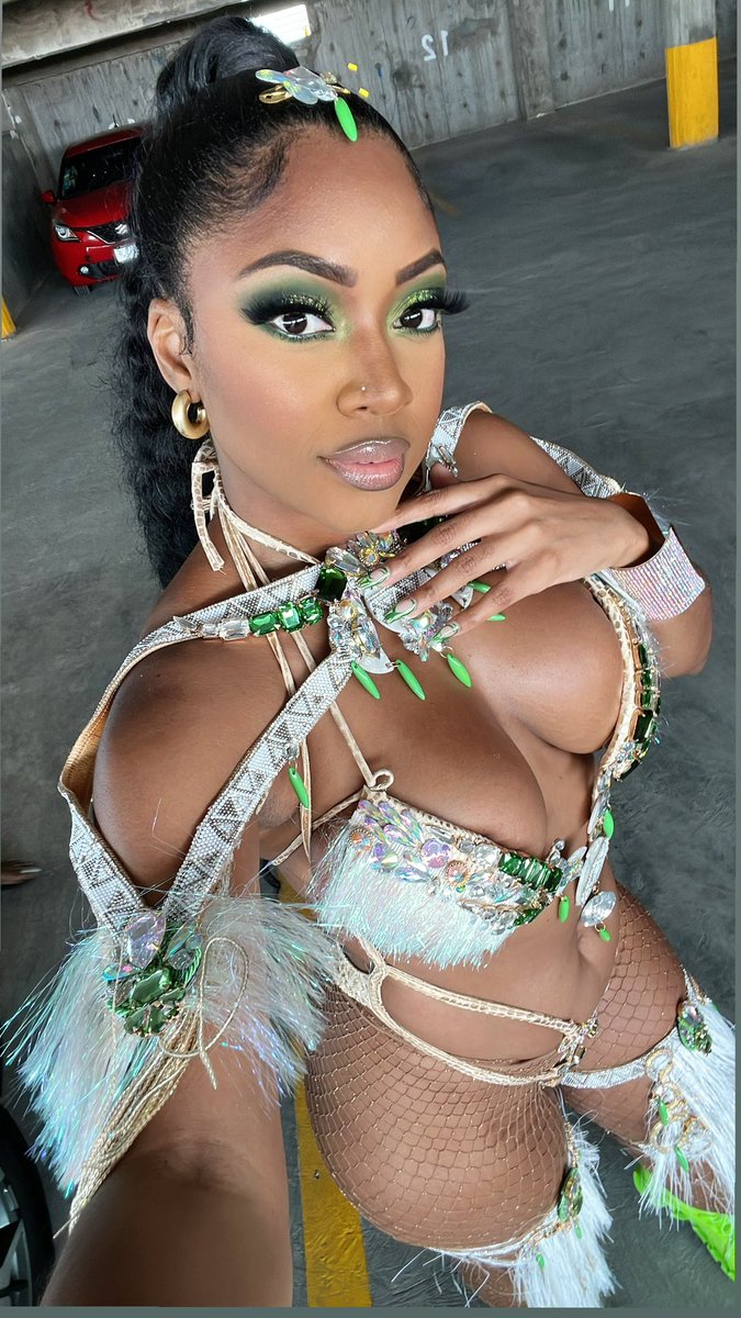 Makeup by meeeeeee #JamaicaCarnival2024 #XodusCarnival