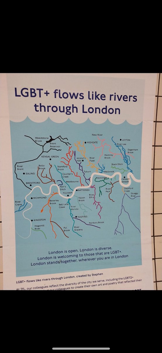 Firstly, our British Countryside is Racist. 🇬🇧 And now our capital’s river system has turned gay! 🌈 More peak clown world! 😭🤡🌍