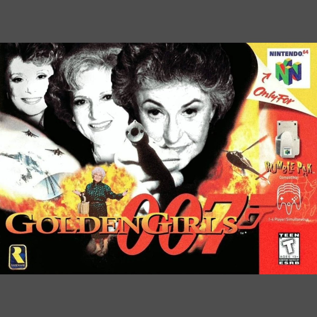 Classic 💢 #N64 #007 #goldengirlsforever