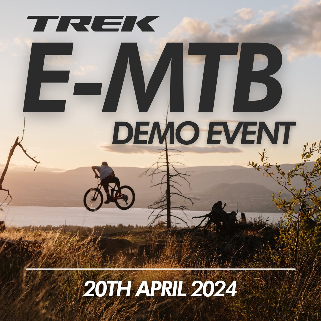 Tickets are selling fast for our Trek E-MTB Demo Event! For more info and to get booked in please see here ▶️ loom.ly/_S4TSy8