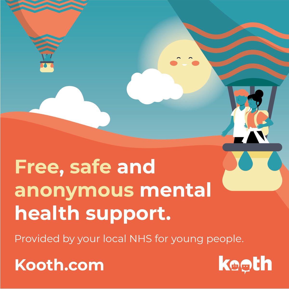 Whatever is on your mind this half-term holiday, Kooth is here to listen. Visit Kooth.com for help and advice.