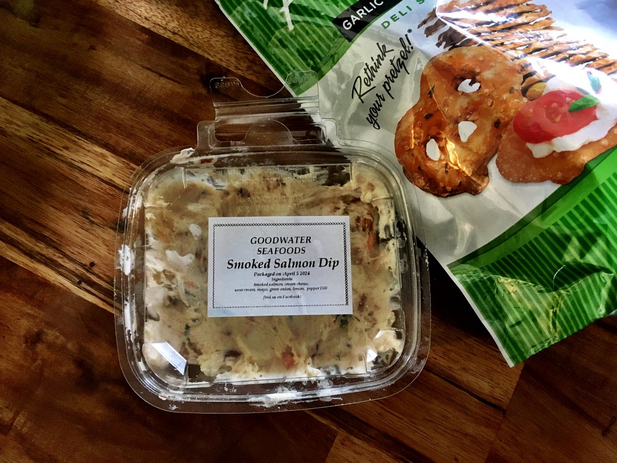 Came home from the @sjfmnl yesterday with lots of local goodies. This smoked salmon dip from @gwseafoods is incredible! Pop by the farmers market on Saturdays to get some if you're having friends in or as a treat for yourself!