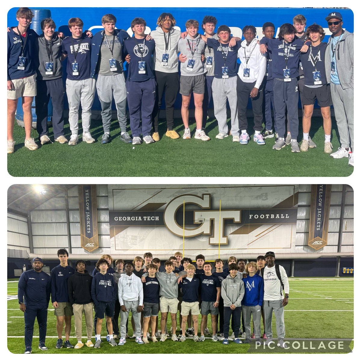 .@MV_Athletics got the opportunity to visit Ga Tech & Ga St the past two weekends. It’s all about exposure and development at #MV24. @CoachKent41