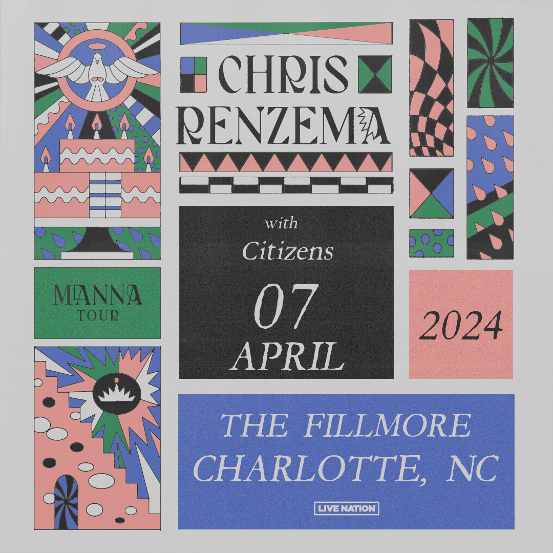 .@ChrisRenzema: Manna Tour with Citizens TONIGHT (4/07) at The Fillmore! Doors: 7 PM | Show: 8 PM Tickets/Upgrades 👉 livemu.sc/3ITseZh