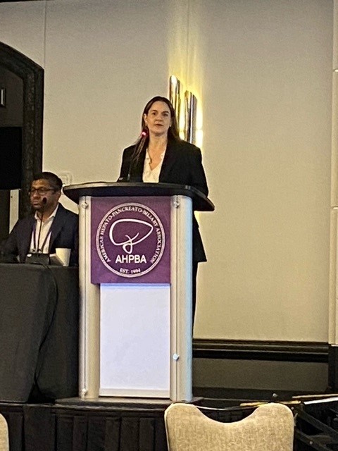 Excellent talk by @heidycos on 'Readmissions after Surgery for Colorectal Liver Metastases: A Propensity Score Analysis from the Colorectal Liver Operative Metastasis International Collaborative (COLOMIC) at #ahpba2024! @pshen777 @AHPBA @WakeSurgonc