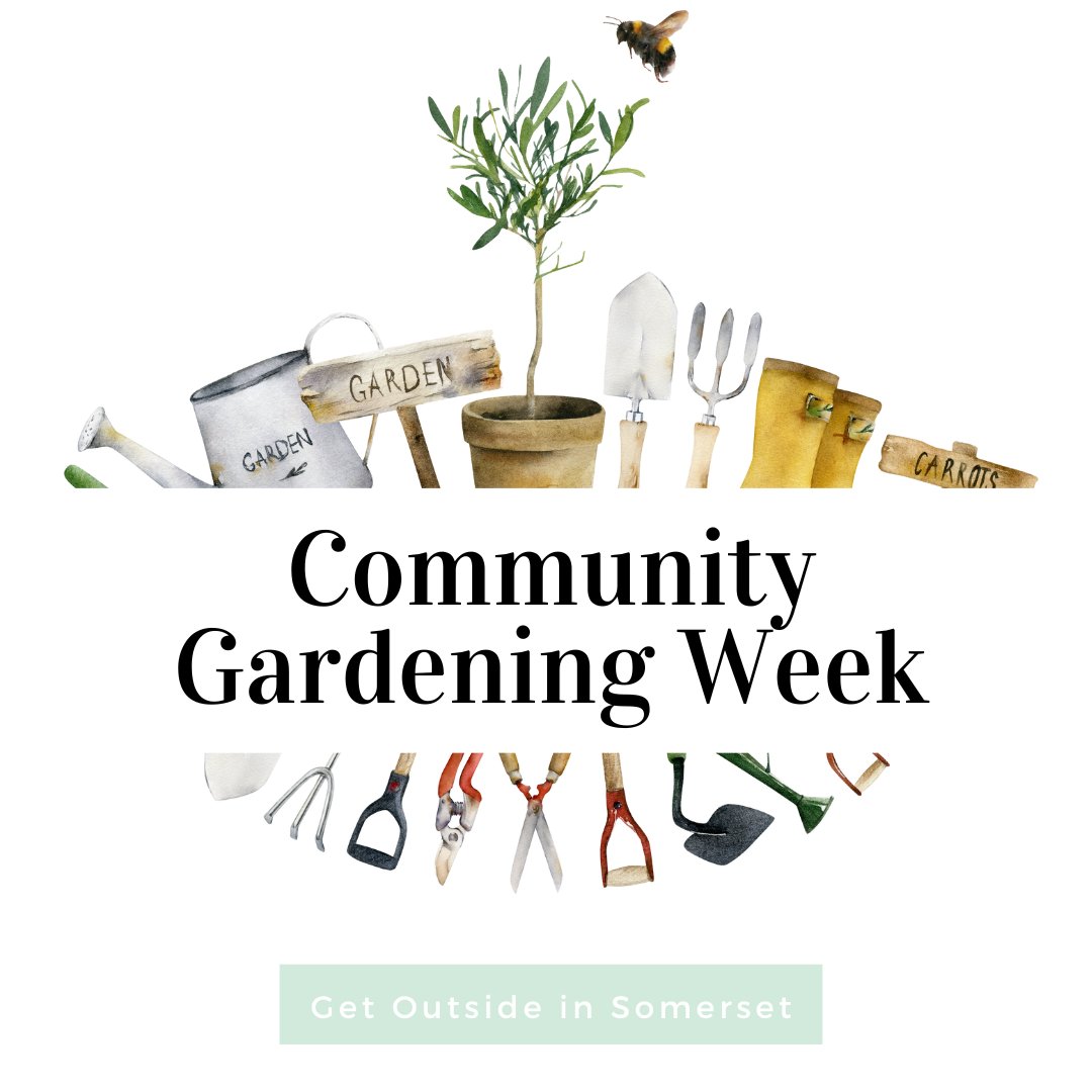 This week we have been celebrating #CommunityGardenWeek and gardening is such a wonderful way to get outside! 💚 Have you been able to dodge the showers and get to work yet? #Gardening #Somerset #GetOutside #GetOutdoors