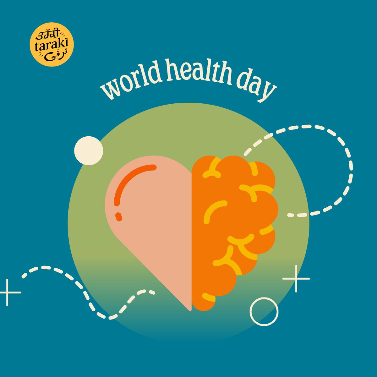 happy world health day! 💛 taraki is committed to working with punjabi communities to reshape approaches to mental health. this world health day, we'd like to highlight the importance of mental health when discussing our overall health. 🌷