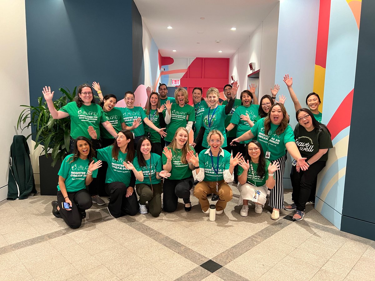 It is officially #GreenShirtDay! We are happy to see so many photos of everyone wearing green to show their support for organ donation. Hundreds of individuals have received a second chance to live due to this gift of life. Thank you for supporting organ donation and transplant!