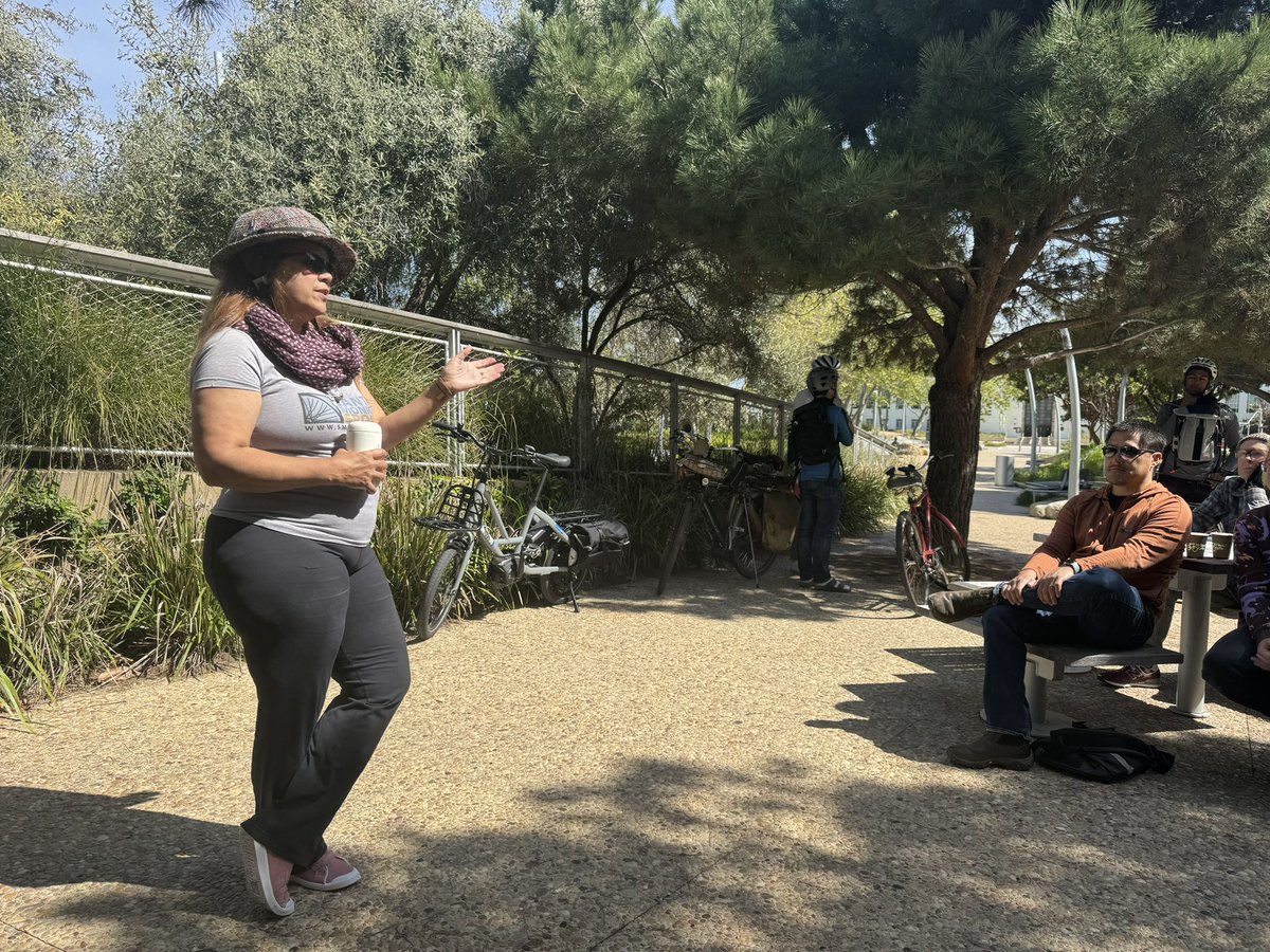 At the Community Equity Workshop & Bike Ride in Tongva Park @MobilityForWho @santamonicacity @SMSpoke #WorldHealthDay2024 #HealthyParksHealthyPeople #ActiveMobility #HealthyLiving #ParksAreForEveryone #ParkEquity