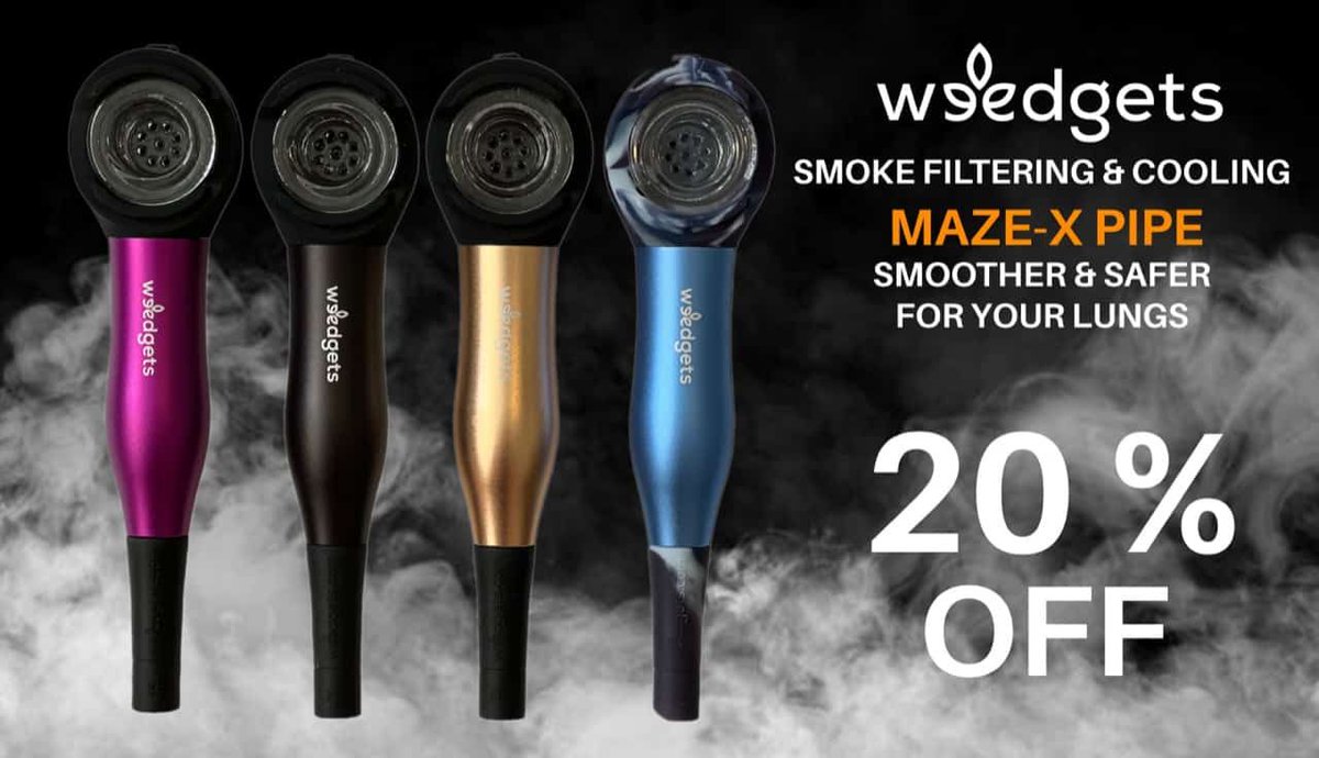 ⚡Upgrade your smoking experience with Weedgets⚡ 
💥20% OFF with code WEEDGETS20!💥 
👉 Visit buff.ly/3VOrNXS now! #smokingaccessories #cleanerexperience 🔥