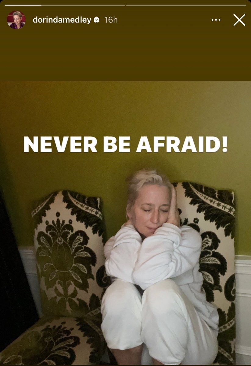 this instagram story from dorinda medley helped me more than my 5 years of therapy