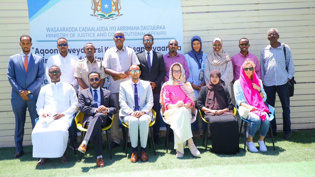 The Somalia justice sector strategy workshop concluded successfully today. @FAdanyare ,the Permanent Secretary, emphasized meticulous strategy planning to engage stakeholders Incl judiciary, OAG, Police, Corrections, and FMSs justice institutions, empowering them to lead change.