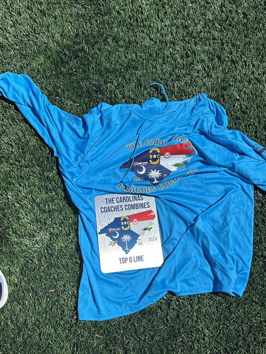 Congrats to Jamarious Pegues <a href="/DoitlikeJp2/">Jamarious Pegues</a> on being named the top OL at <a href="/CoachesCombines/">Carolinas Coaches Combine</a> Carolina Combine today!