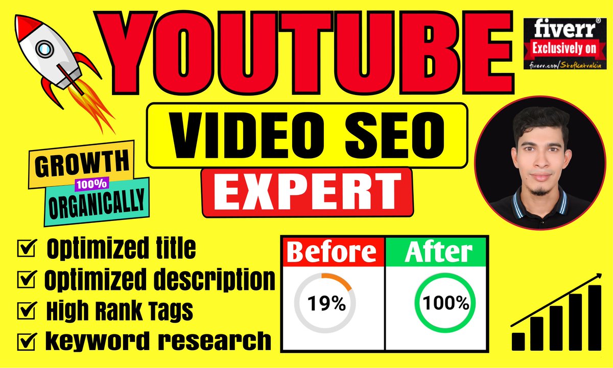 rashedwebdevseo's tweet image. 🟩I will SEO optimize YouTube video for best results
💥Order Now:-👇👇
👉👉 fiverr.com/s/15bygz
#youtubeseo
#youtubevideoseo
#videoseo
#youtubechannelmanager