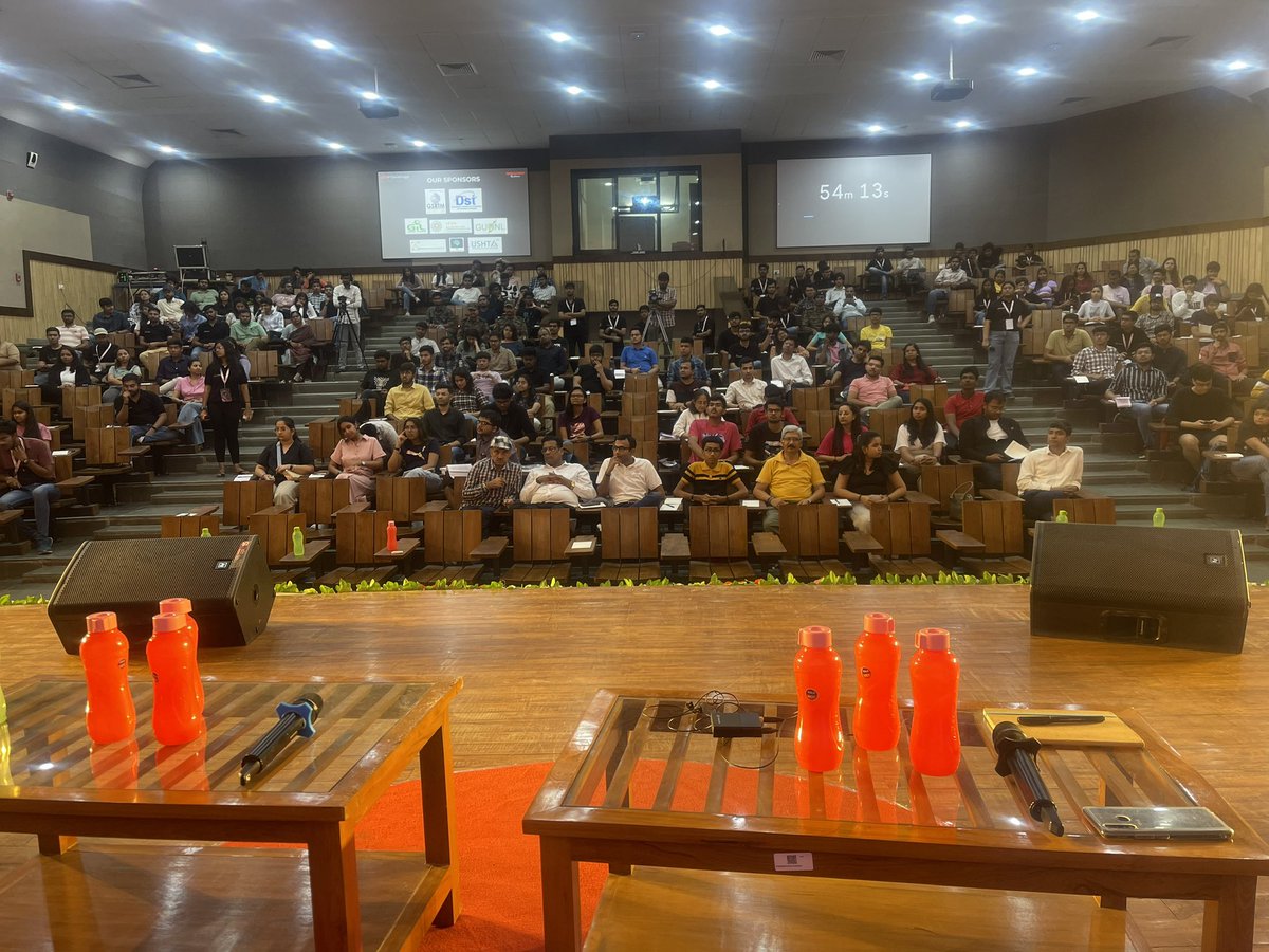 TedX talk today at IIT Gandhinagar, great Q& A session after it.