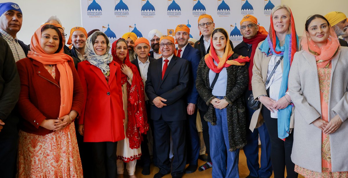 Here in London - we embrace and celebrate the diversity that helps make our city the greatest in the world. Incredible atmosphere in Southall today, where thousands of Londoners and visitors came together to celebrate ahead of the Sikh festival of #Vaisakhi.