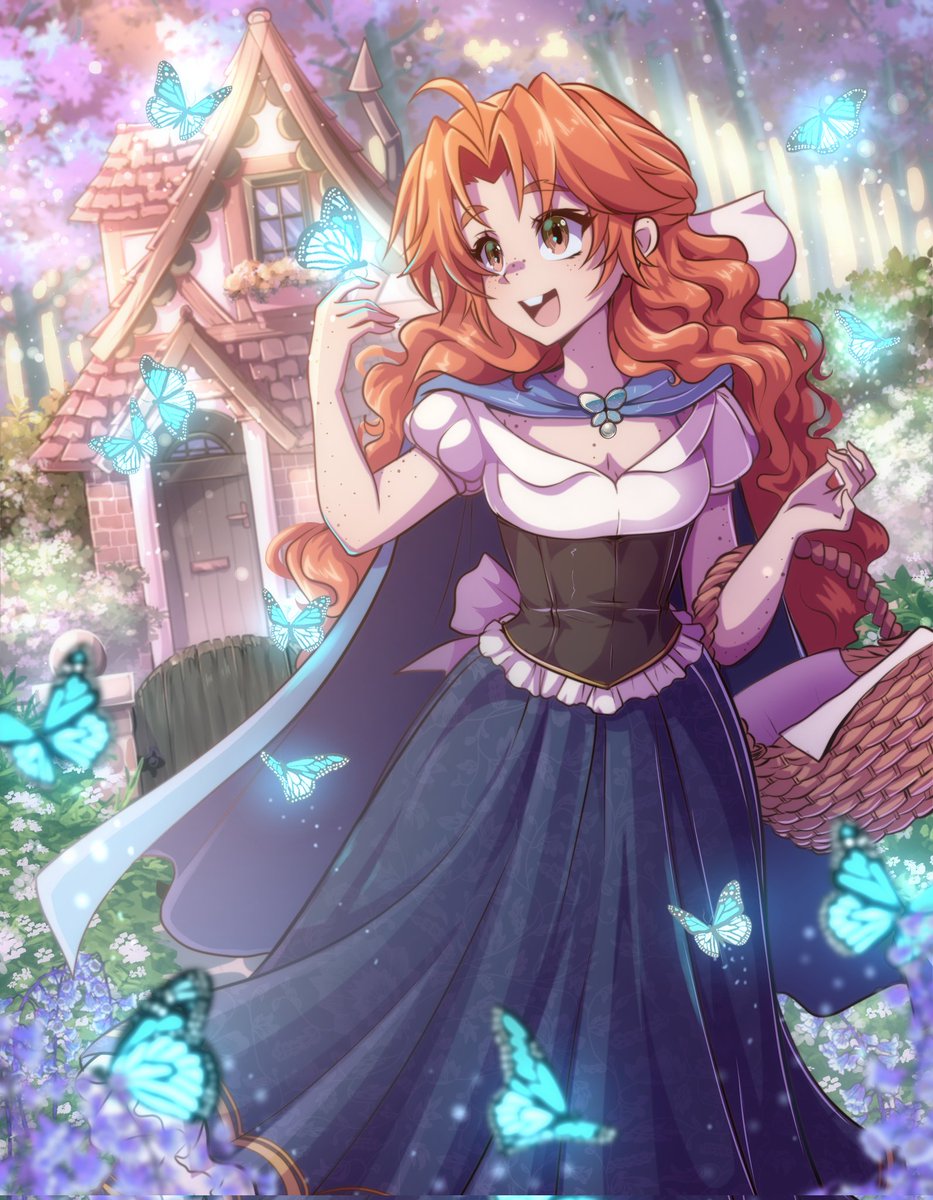 Spookypandagirl's tweet image. Elle is off to pick berries in the enchanted wood

What adventures await her?

#digitalartwork