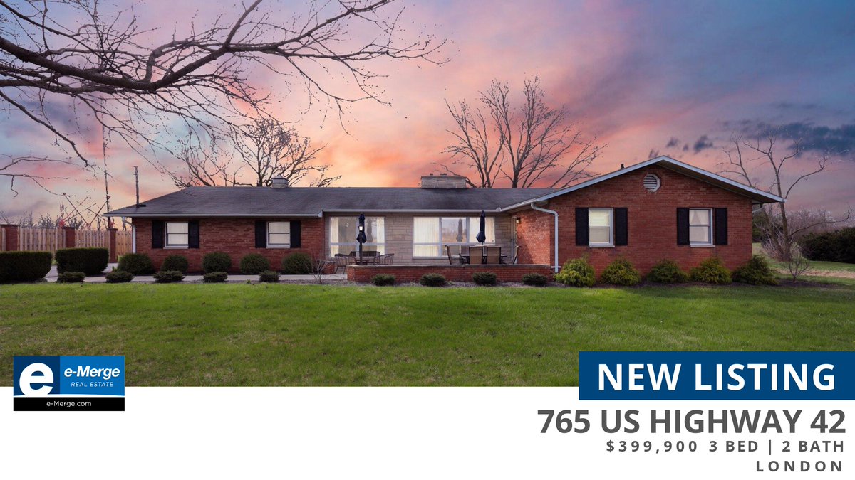 📍 New Listing 📍 Take a look at this fantastic new property that just hit the market located at 765 Us Highway 42 in London. Reach out here or at (614) 560-3617 for more information! Listed by Andrea Dillion Teresa Barry... teresabarry.e-merge.com/showcase/765-u…