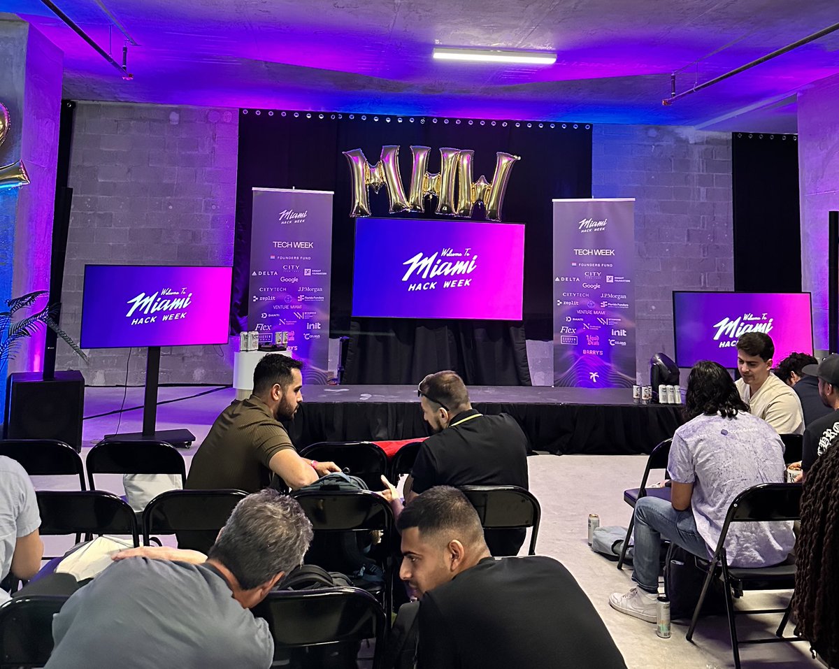 Who else is at the miami hack week?

Excited to meet some interesting builders and cool ideas.

#miamihackweek @MiamiHackWeek #MiamiTechMonth