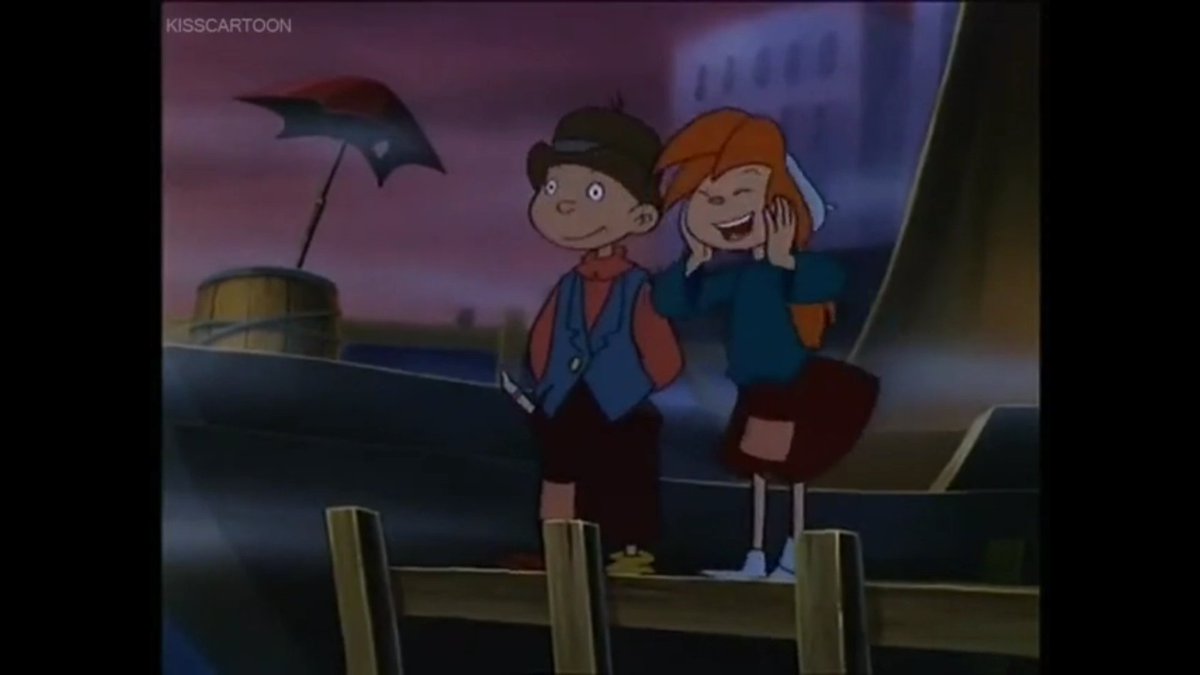 Here's a great obscure animated show I've been enjoying recently, Orson and Olivia, a French 1990s animated show about 2 street orphans living on the streets of Victorian London, I highly recommend it! #orsonandolivia