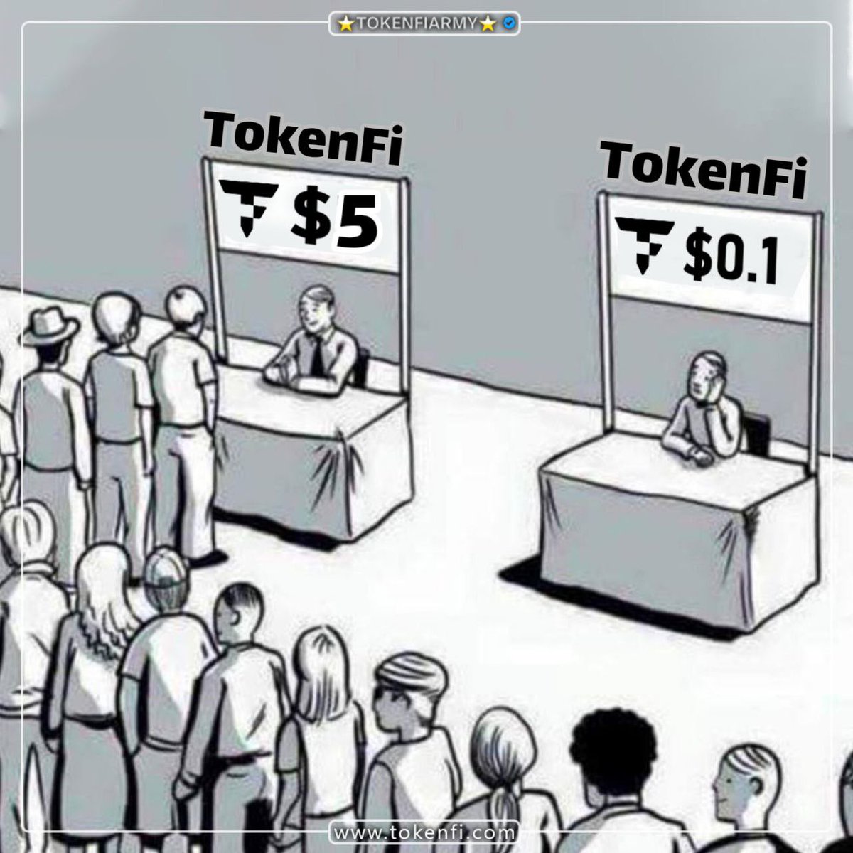 Is always like that. Happened in the past, and will happen again in 2024. #TOKENFI