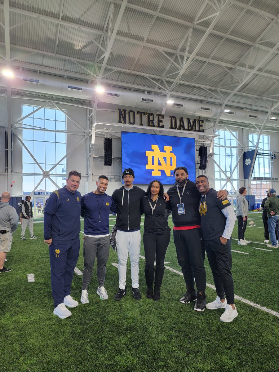 Great and informative visit this past week. Thank yall ND family. #BLAIRBOYZ ITS A BRAND