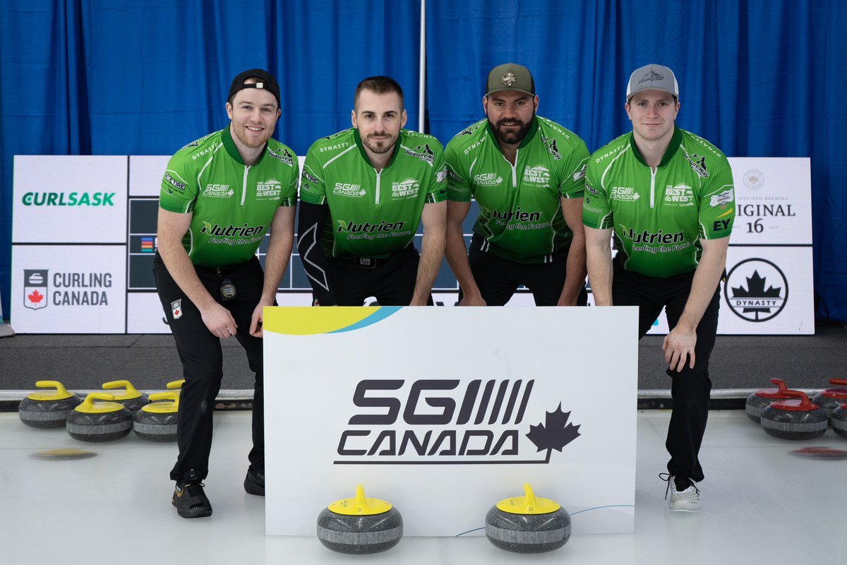 🚨<a href="/SGI_CANADA/">SGI CANADA</a> Best of the West Men’s Final🚨

Team Wiebe (@CurlManitoba) 🆚 Team Kleiter (<a href="/CURLSASK/">CURLSASK</a>)
 
⏰| 1:00 PM MT
📺 | Sheet 4 ➡️ 5by5.live/nutana-saskato…
🥌 | Scores ➡️ bit.ly/BOTWMensScores

#BOTW2024 | 🗻⛰️🌾🦬🃏