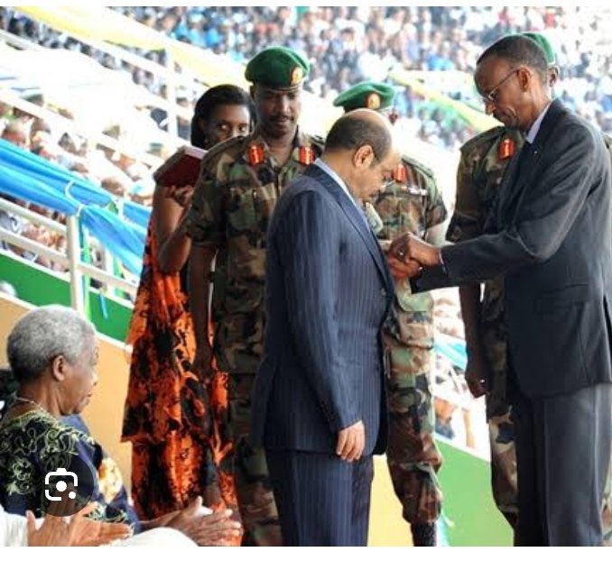 President @PaulKagame has revealed the victims of the genocide by including @AbiyAhmedAli, the man who is spear heading of #AmharaGenocide in Eth🇪🇹!

@AbiyAhmedAli attending the #RwandanGenocide remembrance is akin to Hitler attending the #BosnianGenocide memorial!

#WarOnAmhara