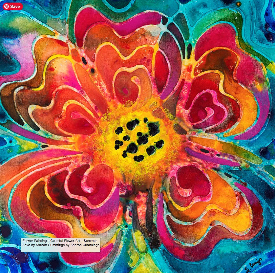 Summer Love HERE: fineartamerica.com/featured/color… #flowers #flower #summer #colorful #art #artwork #floral #floralart #interiordesign #homedecor #buyINTOART #FillThatEmptyWall